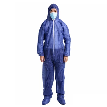 5Pcs Protective Clothing Disposable Conjoined Dust Proof Pure Color Unisex Non-woven Fabrics Work Protective Clothing With Cap
5Pcs Protective Clothing Disposable Conjoined Dust Proof Pure Color Unisex Non-woven Fabrics Work Protective Clothing With Cap