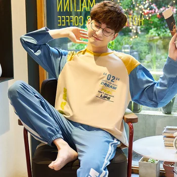 XIZOU New 2020 Winter Men Pajamas long Sleeve Male Pajama Set Men Pure Full Cotton Pajamas For Men Sleepwear Suit homewear 3XL
XIZOU New 2020 Winter Men Pajamas long Sleeve Male Pajama Set Men Pure Full Cotton Pajamas For Men Sleepwear Suit homewear 3XL