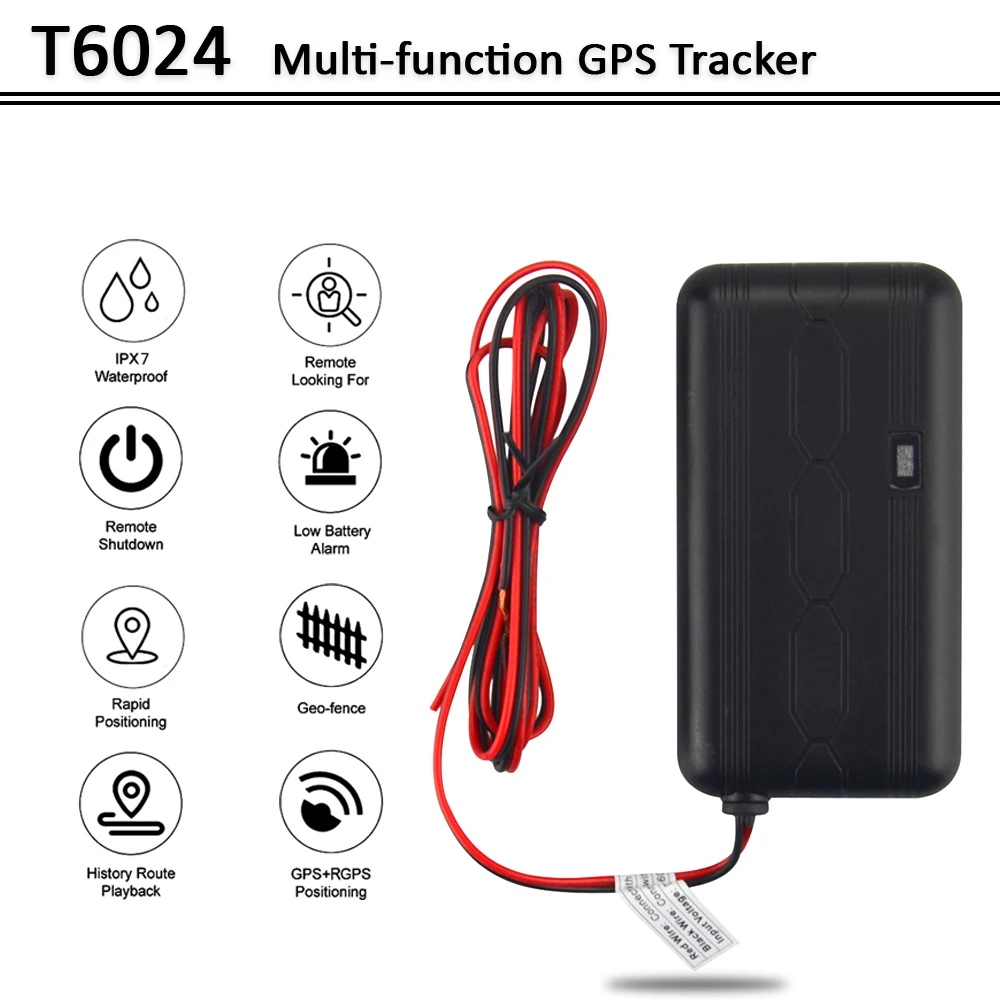 T6024 микро GPS устройство слежения в режиме реального времени мини gps-трекер на