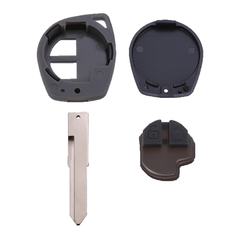 1pcs Car Key Fob Shell Cover 2 Button Remote Key Case Replacement For SUZUKI Grand Vitara Swift Liana