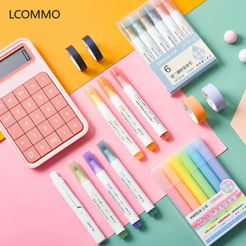 6pcs/set Fantasy Highlighter Student Drawing Pen Large-capacity Marker Pen Basic Marker Pen Learning Hand-painted Graffiti Brush
6pcs/set Fantasy Highlighter Student Drawing Pen Large-capacity Marker Pen Basic Marker Pen Learning Hand-painted Graffiti Brush