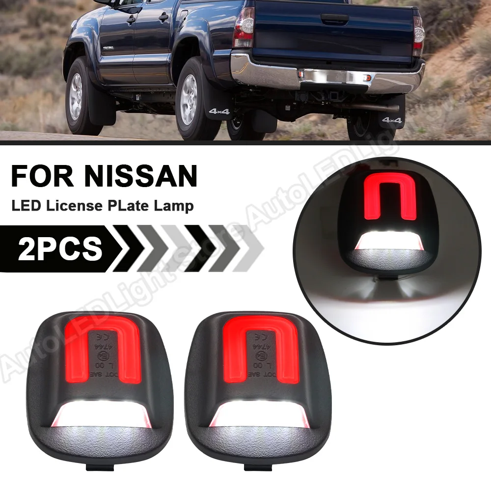 2Pcs LED License Plate Lamp Number Plate Light Error Free For Nissan Xterra 1994-2004 Nissan Frontier 1998-2004 White+Red Light
2Pcs LED License Plate Lamp Number Plate Light Error Free For Nissan Xterra 1994-2004 Nissan Frontier 1998-2004 White+Red Light