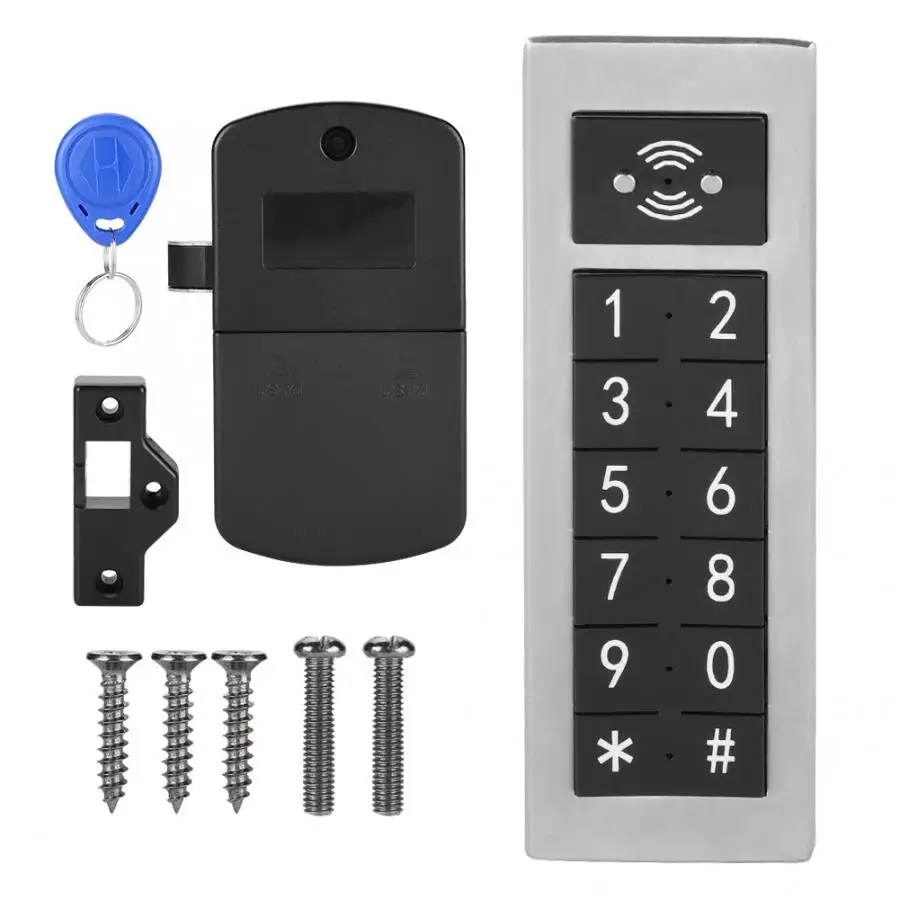 smart lock Digital electronic door lock, Stainless steel mechanical keyless password keypad lock, Number Lock code of cabinet
smart lock Digital electronic door lock, Stainless steel mechanical keyless password keypad lock, Number Lock code of cabinet