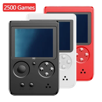 ALLOYSEED X2 Portable Mini Retro Game Console Handheld Game Player 2.8 inch LCD Pocket Game Machine Built-in 2500 Classic Games
ALLOYSEED X2 Portable Mini Retro Game Console Handheld Game Player 2.8 inch LCD Pocket Game Machine Built-in 2500 Classic Games
