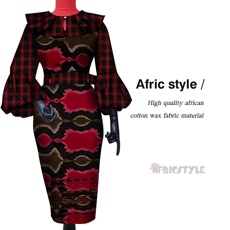 2020 African Dresses for Women Wax Print applique Long Dresses traditional african clothing African Design WY5672
2020 African Dresses for Women Wax Print applique Long Dresses traditional african clothing African Design WY5672