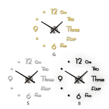 Creative Design Mirror Surface Wall Decorative Sticker Watches Modern DIY Wall Clock 3D Big Number Watch Home Hanging Decor #
Creative Design Mirror Surface Wall Decorative Sticker Watches Modern DIY Wall Clock 3D Big Number Watch Home Hanging Decor #