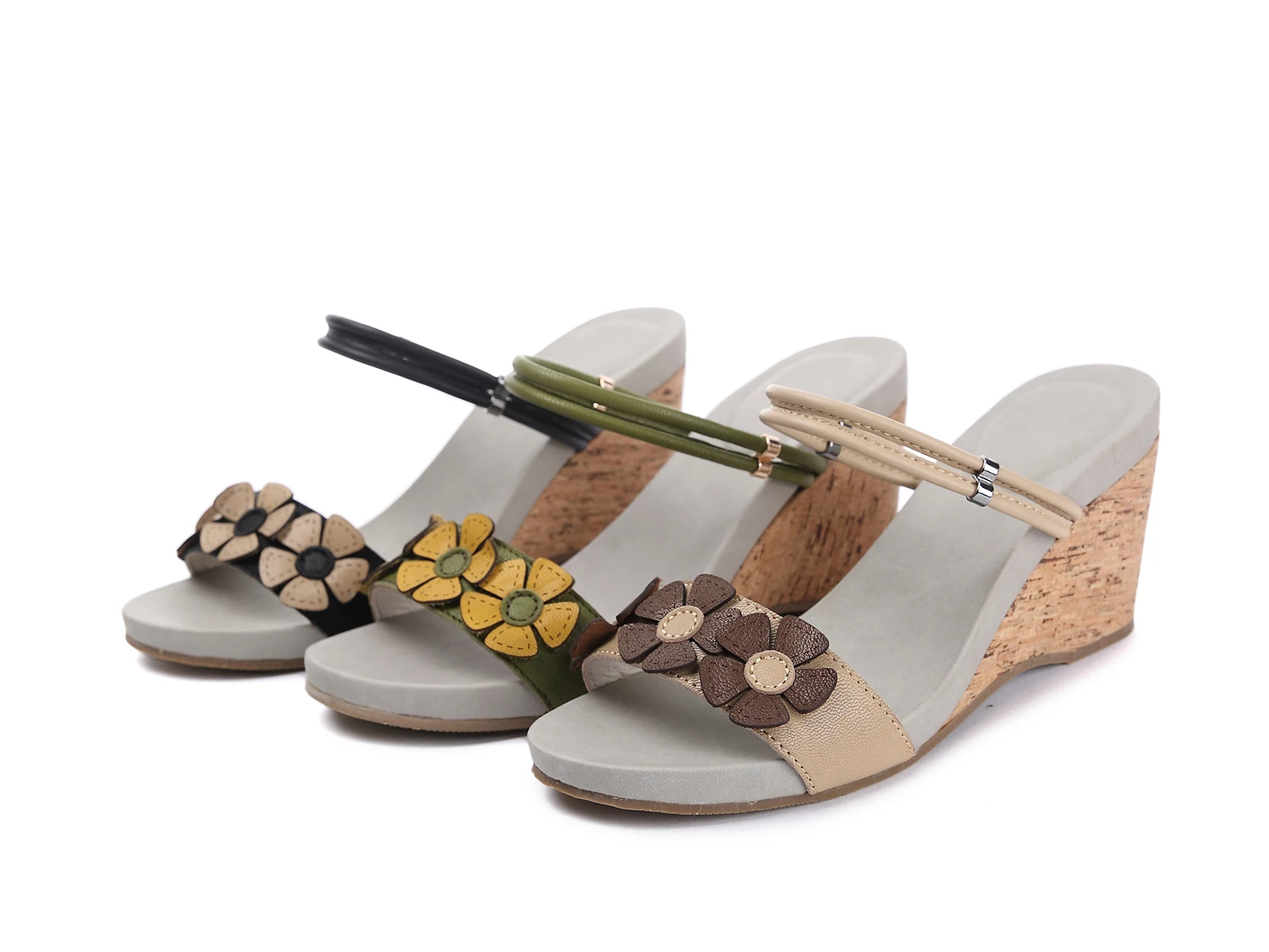 Women Garden Sandals Mixed Colors Matching Cow Leather High Heel Sandals Buckle Wedges Back StrapToe fish mouth Casual Shoes
Women Garden Sandals Mixed Colors Matching Cow Leather High Heel Sandals Buckle Wedges Back StrapToe fish mouth Casual Shoes