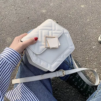 Hexagon Solid Color PU Leather Crossbody Bags For Women 2020 Chain Shoulder Messenger Bag Female Fashion Travel Handbags
Hexagon Solid Color PU Leather Crossbody Bags For Women 2020 Chain Shoulder Messenger Bag Female Fashion Travel Handbags