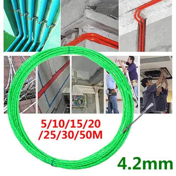 5/10/15/20/25/30/50m 4mm Cable Puller Fiberglass Electric Cable Wire Puller Electrical Tape Wire Cable Guide Device Aid Tool 
5/10/15/20/25/30/50m 4mm Cable Puller Fiberglass Electric Cable Wire Puller Electrical Tape Wire Cable Guide Device Aid Tool