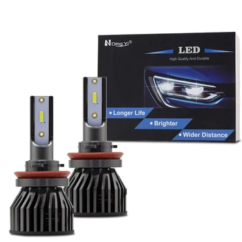 SHUOKE 1 Set Mini LED Headlight Bulb 1860 Chips H11 LED Car Light 48W 12V 6500K 3600LM Triple brightness Than Original Lamp
SHUOKE 1 Set Mini LED Headlight Bulb 1860 Chips H11 LED Car Light 48W 12V 6500K 3600LM Triple brightness Than Original Lamp