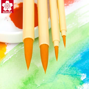 Sakura Watercolor Brush Pen Soft Paint Brush Pointed Brush Nylon Acrylic Painting Oil Painting Gouache Coloring Watercolor Pen
Sakura Watercolor Brush Pen Soft Paint Brush Pointed Brush Nylon Acrylic Painting Oil Painting Gouache Coloring Watercolor Pen