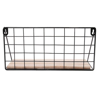 Wooden Iron Storage Rack Nordic Wall Decoration Storage Shelf Decorative Sundries Storage Rack Kid Room Decor
Wooden Iron Storage Rack Nordic Wall Decoration Storage Shelf Decorative Sundries Storage Rack Kid Room Decor