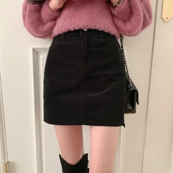 Casual Solid Pockets Skirts Vintage Coruroy Pencil Mini Women Skirts Ladies High Waist Above Knee Fashion Vintage Elegant Skirts
Casual Solid Pockets Skirts Vintage Coruroy Pencil Mini Women Skirts Ladies High Waist Above Knee Fashion Vintage Elegant Skirts