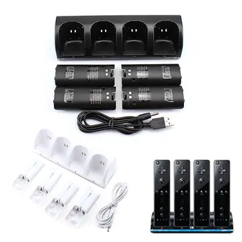High quality 4x Rechargeable Battery + Quad 4 Charger Dock Station Kit for Wii Remote Joystick Controller for wii gamepad charge
High quality 4x Rechargeable Battery + Quad 4 Charger Dock Station Kit for Wii Remote Joystick Controller for wii gamepad charge