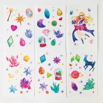 6 Sheets /Pack Fantastic Diamond Girls Decorative Stickers Phone Car Styling Decorative Stickers
6 Sheets /Pack Fantastic Diamond Girls Decorative Stickers Phone Car Styling Decorative Stickers