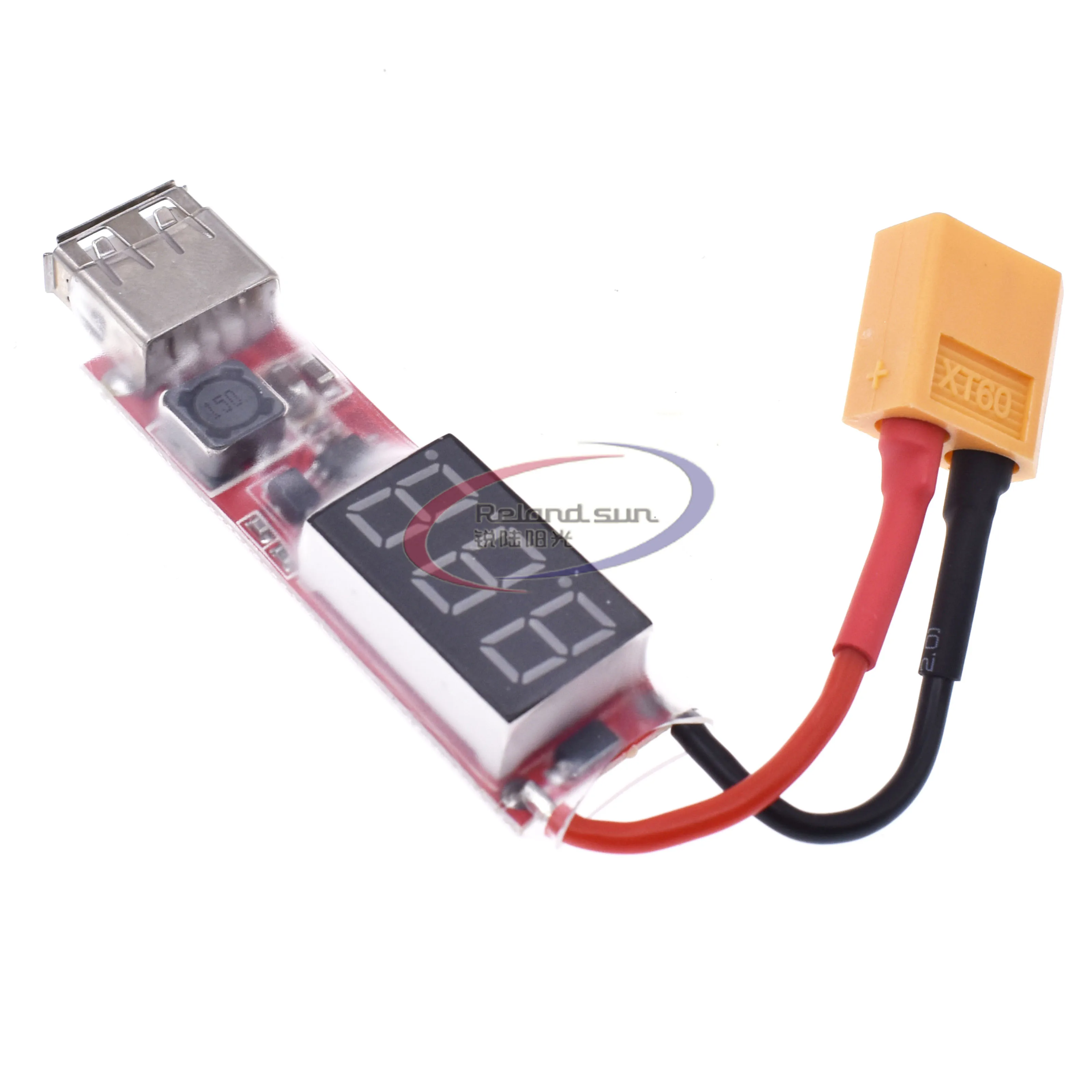 2S to 6S Lipo Battery XT60 Plug to USB 5V 2A Charger Converter Adapter LCD XT60 plug Batteries Remote Contoller 2S-6S
2S to 6S Lipo Battery XT60 Plug to USB 5V 2A Charger Converter Adapter LCD XT60 plug Batteries Remote Contoller 2S-6S