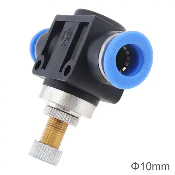10mm Air Tube Adjustable Pneumatic Components Quick Connector Gas Flow Hand Valve with Plastic Socket for PU / Nylon Air Tube
10mm Air Tube Adjustable Pneumatic Components Quick Connector Gas Flow Hand Valve with Plastic Socket for PU / Nylon Air Tube