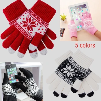 Winter Gloves Women Men Unisex Knit Warm Mittens Call Talking &Touch Screen Gloves Mobile Phone Pad
Winter Gloves Women Men Unisex Knit Warm Mittens Call Talking &Touch Screen Gloves Mobile Phone Pad