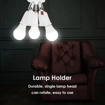 E27 Splitter 2/3/4/5 Heads Lamp Base Adjustable LED Light Bulb Holder Adapter Converter Socket High Quality Lamp Bulb Holder
E27 Splitter 2/3/4/5 Heads Lamp Base Adjustable LED Light Bulb Holder Adapter Converter Socket High Quality Lamp Bulb Holder
