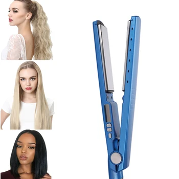 Fast Flat iron hair straightener 1/4 nano titanium 450F temperature electric hair Straightener flat iron Hair straightening tool
Fast Flat iron hair straightener 1/4 nano titanium 450F temperature electric hair Straightener flat iron Hair straightening tool