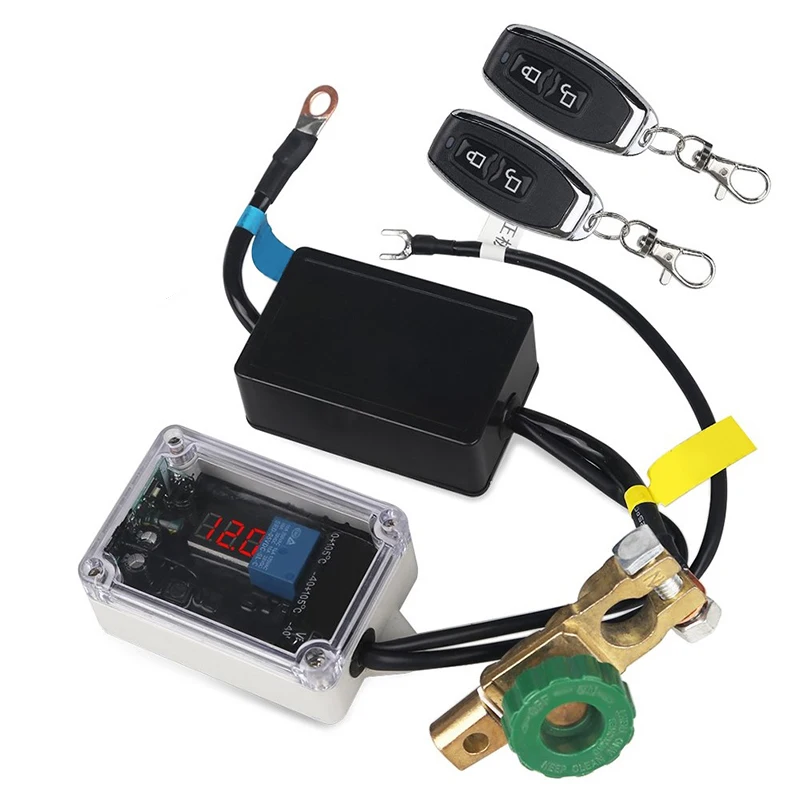 ADPOW Universal Wireless Remote Control 12v Car Battery Disconnect Cut Off Isolator Master Switches Voltmeter Display + Gloves
ADPOW Universal Wireless Remote Control 12v Car Battery Disconnect Cut Off Isolator Master Switches Voltmeter Display + Gloves