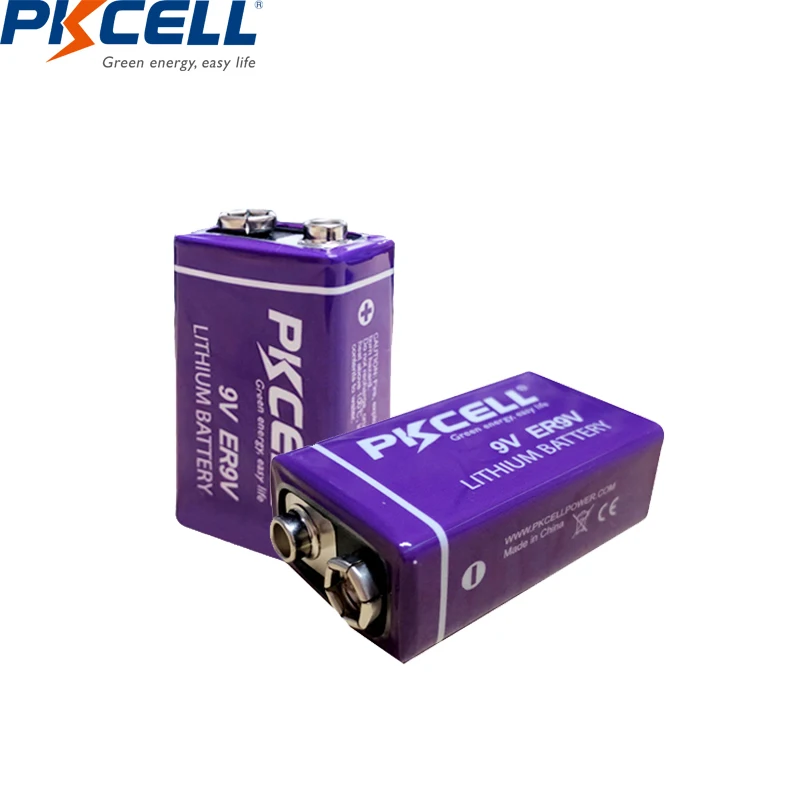2PCS PKCELL ER9V 1200mAh 9V Li-SOCl2 Lithium Batteries Bateria For Smoke alarm lithium-ion battery 6LR61 6F22electronic thermome
2PCS PKCELL ER9V 1200mAh 9V Li-SOCl2 Lithium Batteries Bateria For Smoke alarm lithium-ion battery 6LR61 6F22electronic thermome