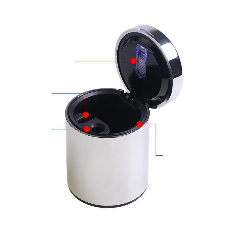 Borzecki Car Ashtray With Led Lights Ashtray For Cars Diamond Black Diamond Plated Two-color SD-1204
Borzecki Car Ashtray With Led Lights Ashtray For Cars Diamond Black Diamond Plated Two-color SD-1204