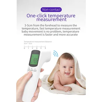 Forehead Thermometer LCD IR Digital Infrared Body Temporal Thermometer Temperature Meter with Fever Alarm термометр уличный
Forehead Thermometer LCD IR Digital Infrared Body Temporal Thermometer Temperature Meter with Fever Alarm термометр уличный