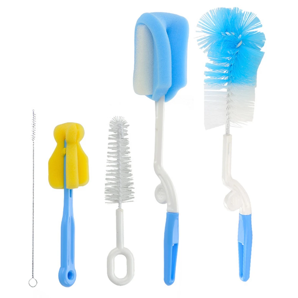 5 Piece Set Bottle Brush Cleaning Baby Supplies Pacifier Nylon Practical Sponge 360 Degrees With Handle
5 Piece Set Bottle Brush Cleaning Baby Supplies Pacifier Nylon Practical Sponge 360 Degrees With Handle