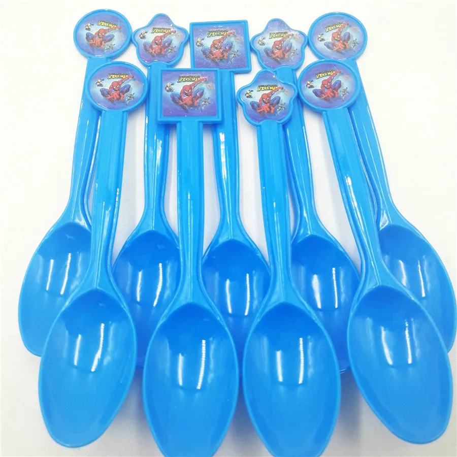 10pc/set Plastic Spoons Spiderman Party Decorations Cartoon Superhero Theme Favors Kids Birthday Baby Shower Party Supplies
10pc/set Plastic Spoons Spiderman Party Decorations Cartoon Superhero Theme Favors Kids Birthday Baby Shower Party Supplies