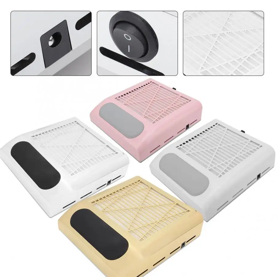 80W Nail Dust Collector Strong Suction Force Cleaner Nail Art Vacuum Cleaner Manicure Tool for Salon Multiple Heat Emission Hole
80W Nail Dust Collector Strong Suction Force Cleaner Nail Art Vacuum Cleaner Manicure Tool for Salon Multiple Heat Emission Hole