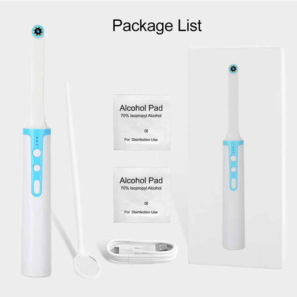 Dental Intraoral Oral Camera Mirror WiFi 2.0MP High Definition Camera Endoscope With 8 Led lights Inspection
Dental Intraoral Oral Camera Mirror WiFi 2.0MP High Definition Camera Endoscope With 8 Led lights Inspection