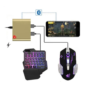 Bluetooth 4.0 PUBG Mobile Gamepad Controller Gaming Keyboard Mouse Converter For Android ios Phone To PC Adapter Plug and Play
Bluetooth 4.0 PUBG Mobile Gamepad Controller Gaming Keyboard Mouse Converter For Android ios Phone To PC Adapter Plug and Play