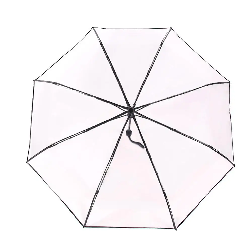 Parapluie pliant automatique Transparent pluie femmes hommes Parapluie pliant automatique Transparent pluie femmes hommes