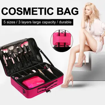 Sale Professional Toiletry Bag Cosmetic Bag Organizer Women Travel Make Up Cases Big Capacity Cosmetics Suitcases For Makeup
Sale Professional Toiletry Bag Cosmetic Bag Organizer Women Travel Make Up Cases Big Capacity Cosmetics Suitcases For Makeup