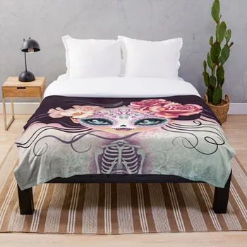 Camila Huesitos Sugar Skull Blanket Wool Flannel Plush Blanket Bedspread For office Sherpa Blanket Couch Quilt Cover Travel
Camila Huesitos Sugar Skull Blanket Wool Flannel Plush Blanket Bedspread For office Sherpa Blanket Couch Quilt Cover Travel