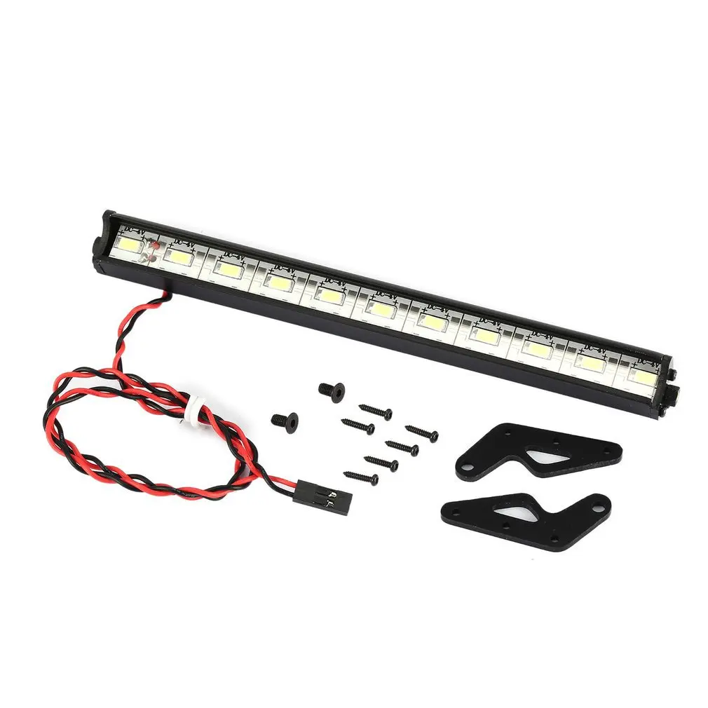 Metal Roof Light Bar LED Lamp for 1/10 RC Climbing Car Model Traxxas HSP Redcat RC4WD Tamiya Axial Scx10 D90 HPI 313 Wheelbase
Metal Roof Light Bar LED Lamp for 1/10 RC Climbing Car Model Traxxas HSP Redcat RC4WD Tamiya Axial Scx10 D90 HPI 313 Wheelbase