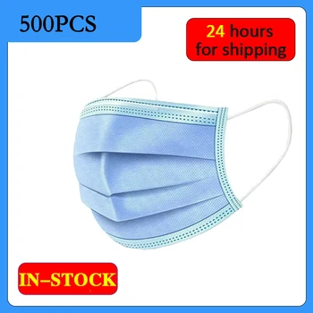 500PCS Disposable Masks Non-woven 3 layers Anti-dust Masks Disposable Safe Breathable Face Mouth Mask Kids Adult loop Filter
500PCS Disposable Masks Non-woven 3 layers Anti-dust Masks Disposable Safe Breathable Face Mouth Mask Kids Adult loop Filter
