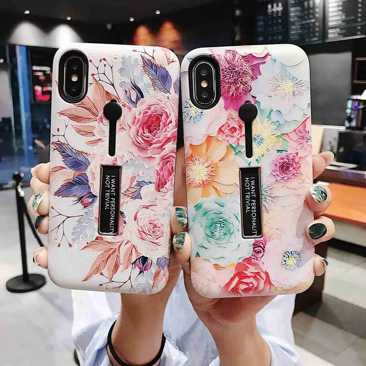 Finger Loop Phone cover For iphone 7 8 XR XS MAX/XR/ 6s 6 8 Plus Case bloom flower pattern silicon Grip ring cover For iphone xr
Finger Loop Phone cover For iphone 7 8 XR XS MAX/XR/ 6s 6 8 Plus Case bloom flower pattern silicon Grip ring cover For iphone xr