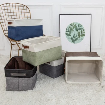 3 Pack Foldable Storage Bin Rugged Canvas Fabric Cube Container with Handles Great for Organizing Closets
3 Pack Foldable Storage Bin Rugged Canvas Fabric Cube Container with Handles Great for Organizing Closets