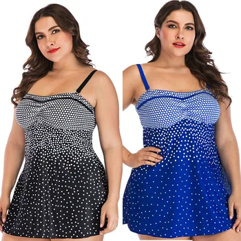 New Plus Size Swimwear Women Two Piece Swimsuit Swimdress Dots Print Swim Skirt Vintage Bathing Suit Women Retro Bikinis
New Plus Size Swimwear Women Two Piece Swimsuit Swimdress Dots Print Swim Skirt Vintage Bathing Suit Women Retro Bikinis
