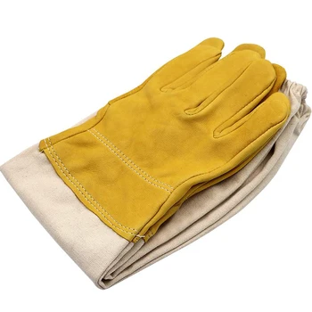 M/L/XL Bee Gloves Sheepskin Anti-bee Beekeeping Tools For Beekeeper Protective Glove Canvas Beekeeping Equipment
M/L/XL Bee Gloves Sheepskin Anti-bee Beekeeping Tools For Beekeeper Protective Glove Canvas Beekeeping Equipment