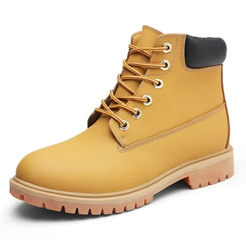 Men Ankle Boots Yellow Male Walking Leather Sneakers Autumn Winter Male Fashion Shoes Botas Hombre Fur Warm Outdoor
Men Ankle Boots Yellow Male Walking Leather Sneakers Autumn Winter Male Fashion Shoes Botas Hombre Fur Warm Outdoor