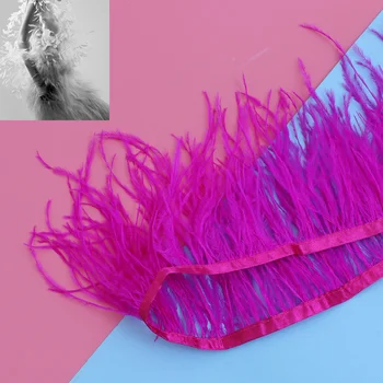 2M Ostrich Feathers Simulated Trims Fringe with Satin Ribbon Tape for Dress Sewing Crafts Costumes DIY Decoration (Bright Red)
2M Ostrich Feathers Simulated Trims Fringe with Satin Ribbon Tape for Dress Sewing Crafts Costumes DIY Decoration (Bright Red)