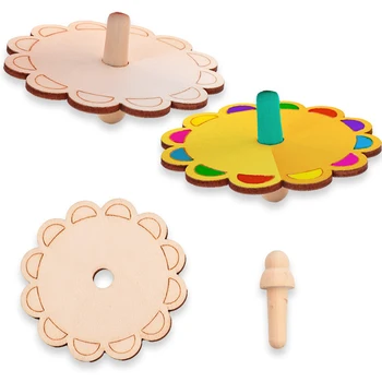 20pcs Children's Diy Painting Coloring Gyro Toys Wooden Spinning Tops DIY Wood Spin Tops For Party Favors Education Game Gifts
20pcs Children's Diy Painting Coloring Gyro Toys Wooden Spinning Tops DIY Wood Spin Tops For Party Favors Education Game Gifts