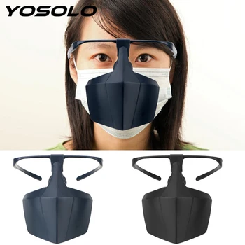 YOSOLO Reusable Protective Cover Anti-fog Face Mask PE Protective Mask Face Shield Prevent Saliva Spread Mask
YOSOLO Reusable Protective Cover Anti-fog Face Mask PE Protective Mask Face Shield Prevent Saliva Spread Mask