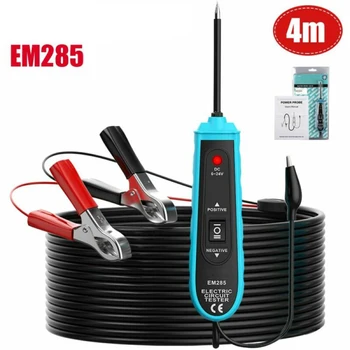 EM285 Car Electric Circuit Tester Automotive Tools with 5M Cable Battery Power Probe Circuit Tester 6-24V Car Accessories
EM285 Car Electric Circuit Tester Automotive Tools with 5M Cable Battery Power Probe Circuit Tester 6-24V Car Accessories