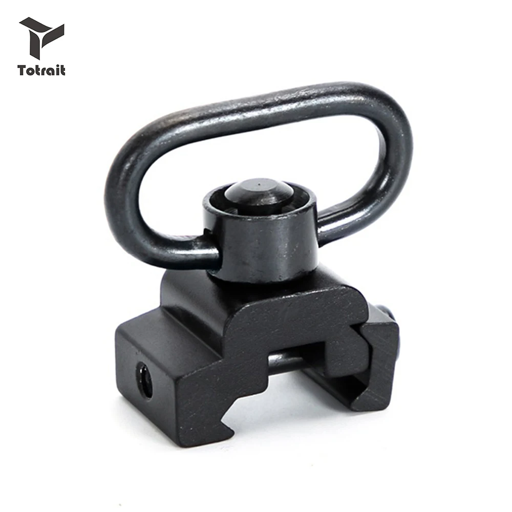 TOtrait Sling Swivel Mount Push Aluminum 1-1/4" 20mm Weaver or Picatinny Rail Mounted Quick Release Sling Ring Set Adapter black
TOtrait Sling Swivel Mount Push Aluminum 1-1/4" 20mm Weaver or Picatinny Rail Mounted Quick Release Sling Ring Set Adapter black