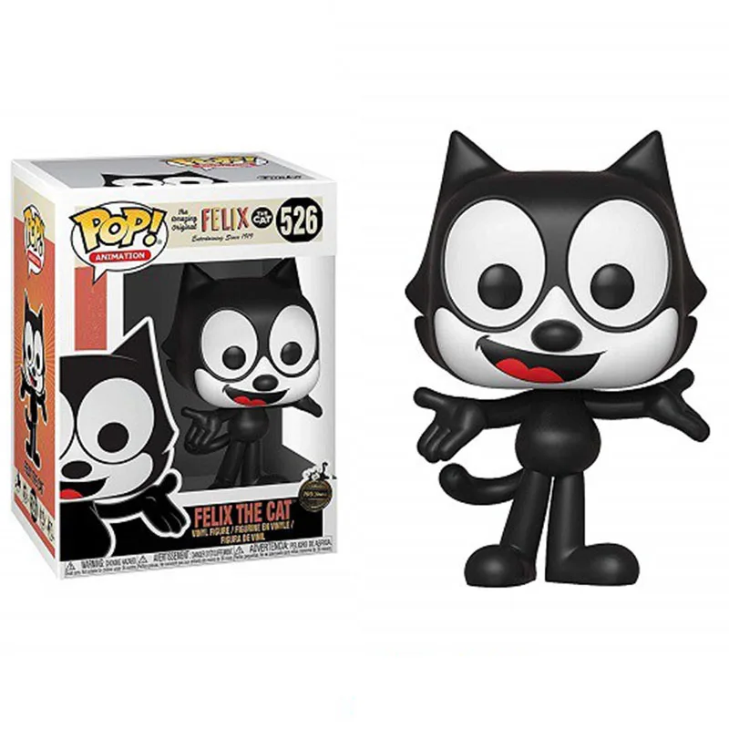 FUNKO POP New Official Felix the Cat 526 # Anime Cartoon Character Action Figures Model Doll Toys for Children Birthday Gifts
FUNKO POP New Official Felix the Cat 526 # Anime Cartoon Character Action Figures Model Doll Toys for Children Birthday Gifts