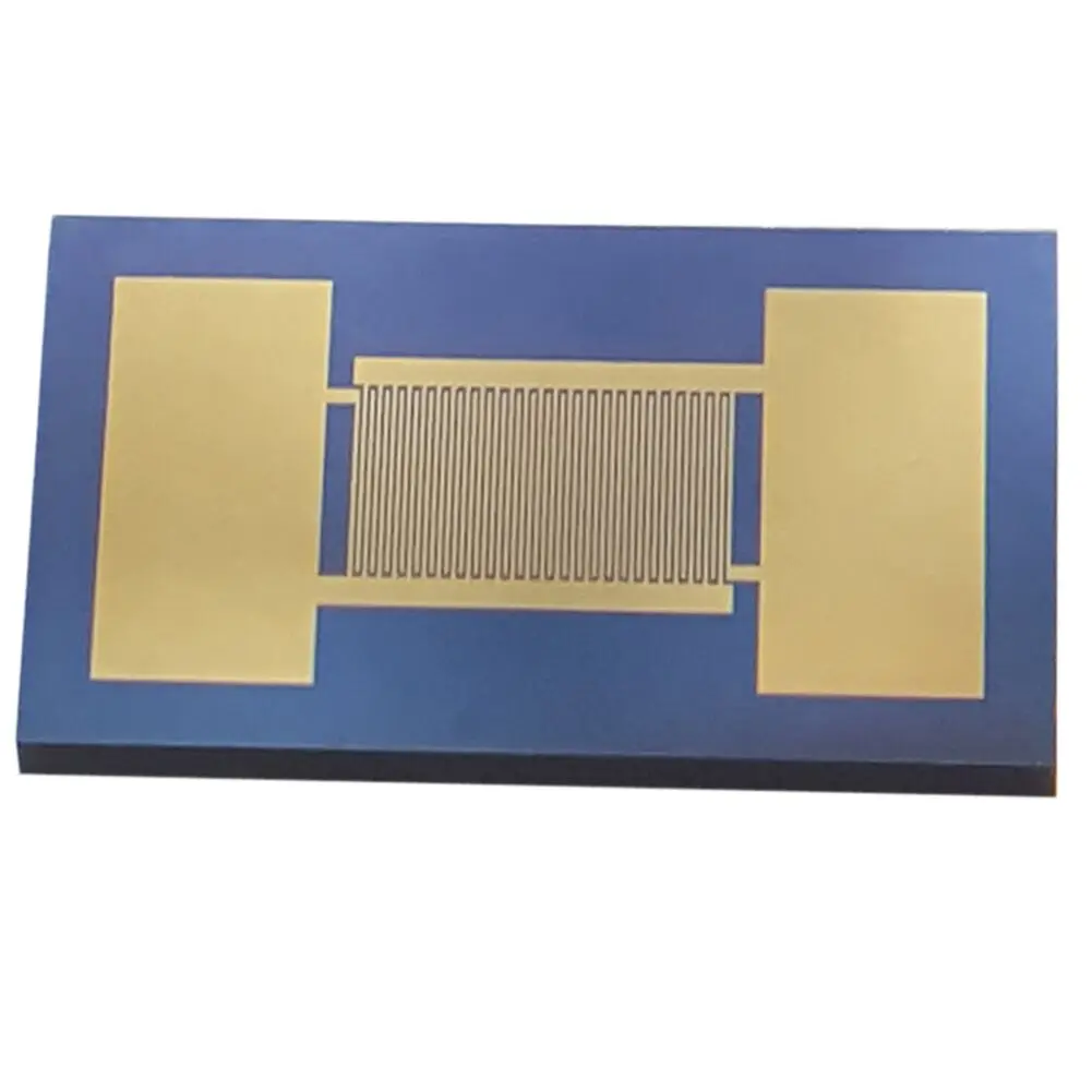 

20um Interdigital gold electrode Monocrystalline silicon based capacitor array High precision research biosensor chip MEMS